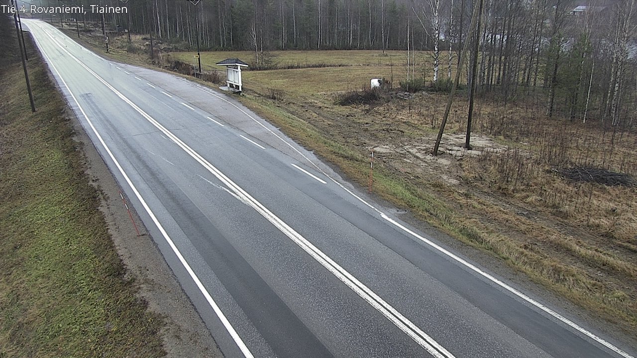 Weather Camera Image Väg 4 Rovaniemi, Tiainen, Rovaniemi, Lappi