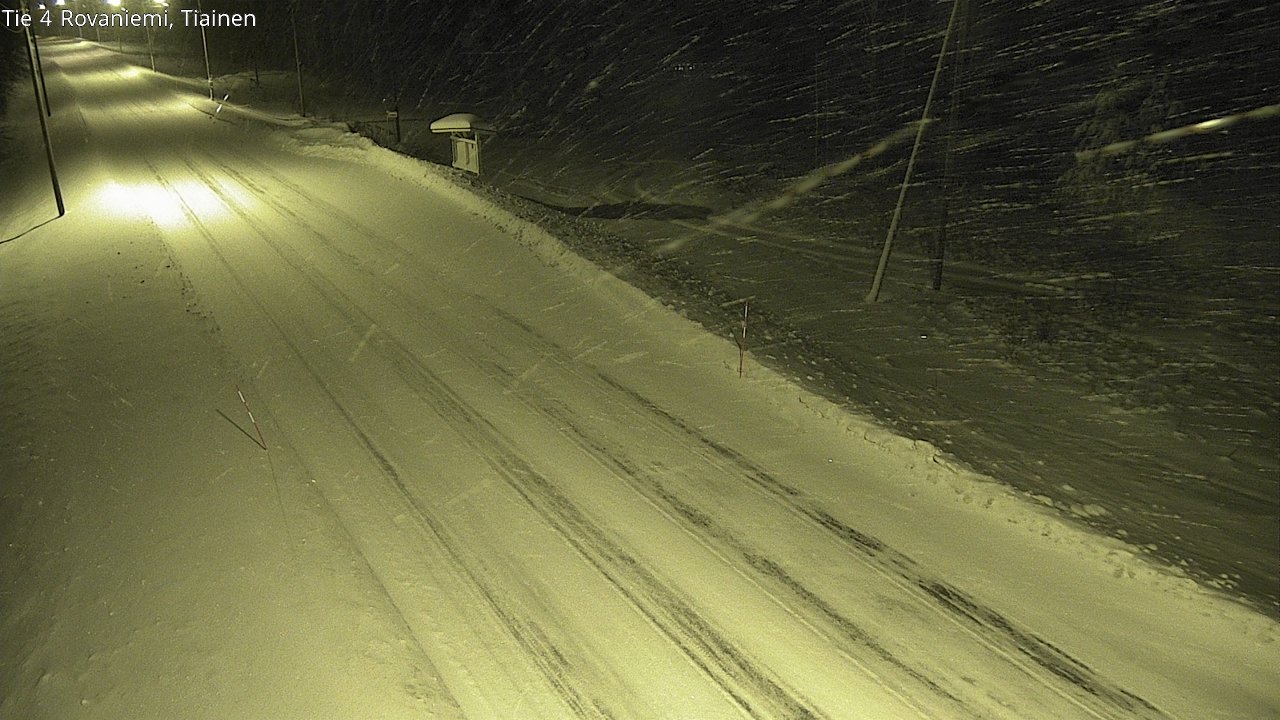 Kelikamerat Kuva Tie 4 Rovaniemi, Tiainen, Rovaniemi, Lappi
