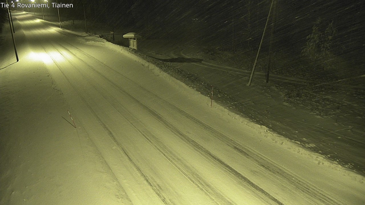Kelikamerat Kuva Tie 4 Rovaniemi, Tiainen, Rovaniemi, Lappi