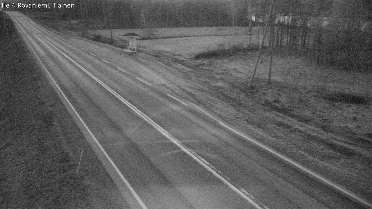 Weather Camera Image Road 4 Rovaniemi, Tiainen, Rovaniemi, Lappi