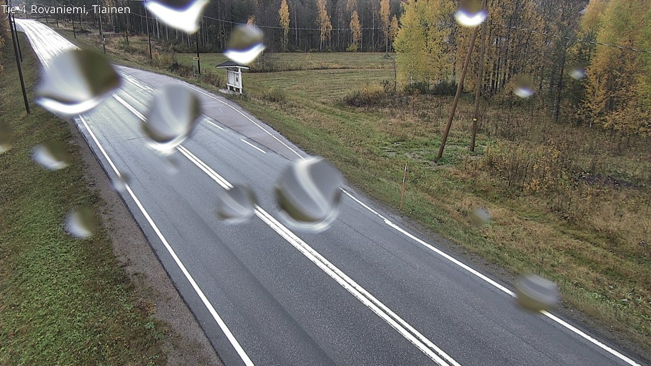 Weather Camera Image Väg 4 Rovaniemi, Tiainen, Rovaniemi, Lappi