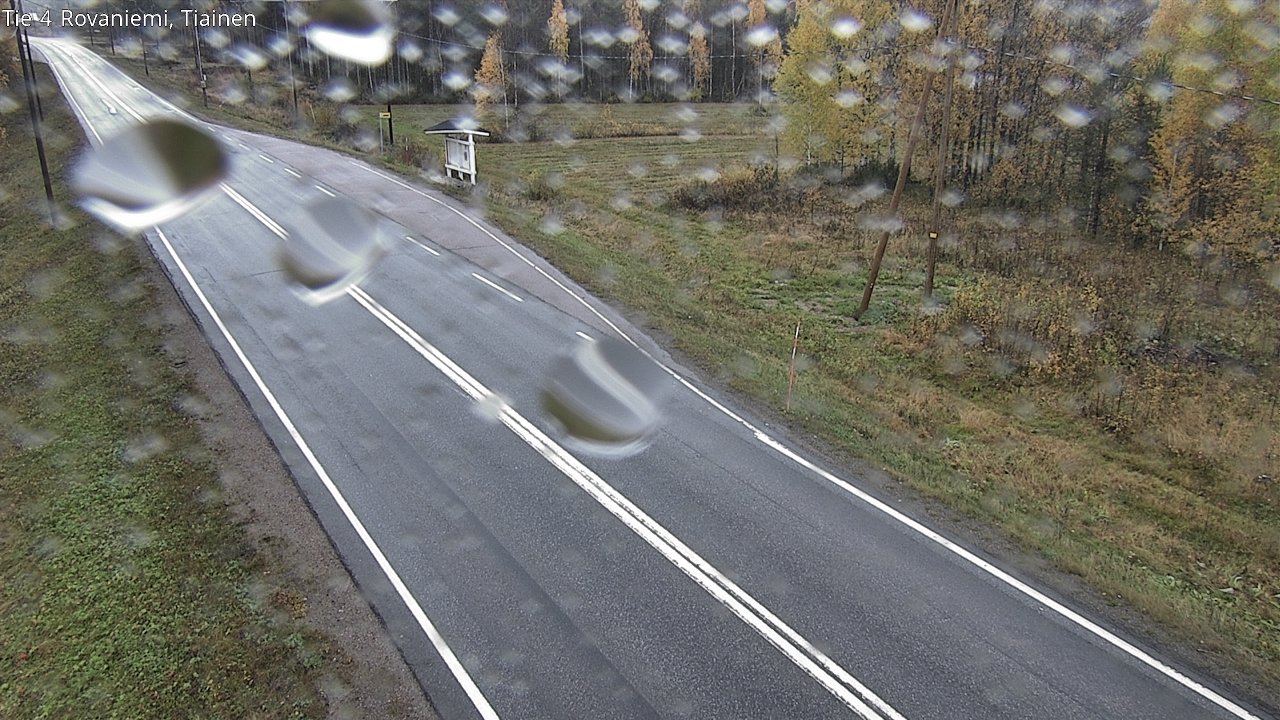 Weather Camera Image Väg 4 Rovaniemi, Tiainen, Rovaniemi, Lappi