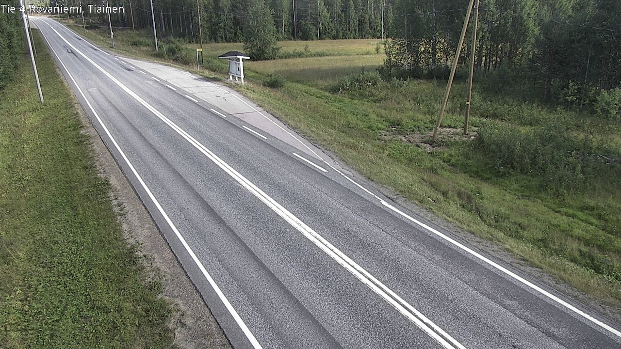 Weather Camera Image Road 4 Rovaniemi, Tiainen, Rovaniemi, Lappi