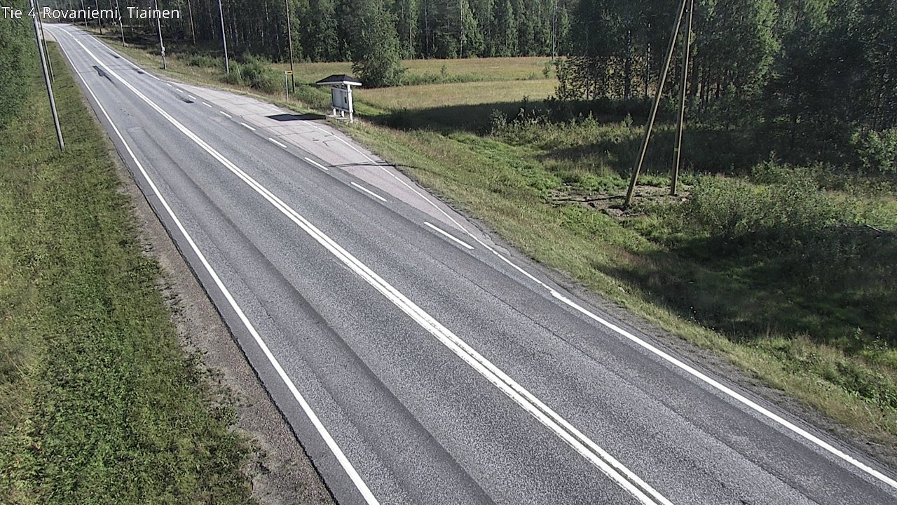 Weather Camera Image Road 4 Rovaniemi, Tiainen, Rovaniemi, Lappi