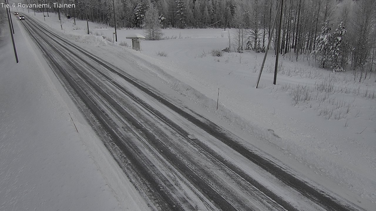 Weather Camera Image Road 4 Rovaniemi, Tiainen, Rovaniemi, Lappi