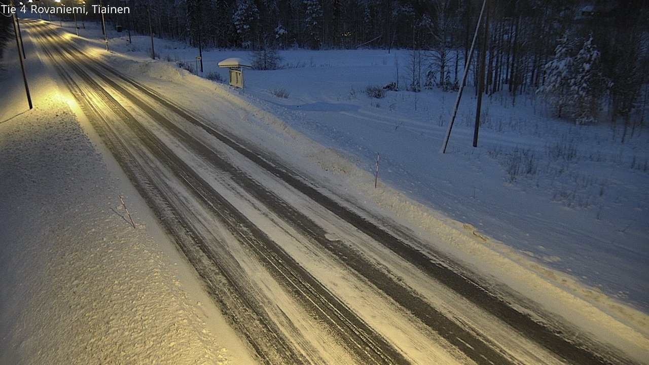 Kelikamerat Kuva Tie 4 Rovaniemi, Tiainen, Rovaniemi, Lappi