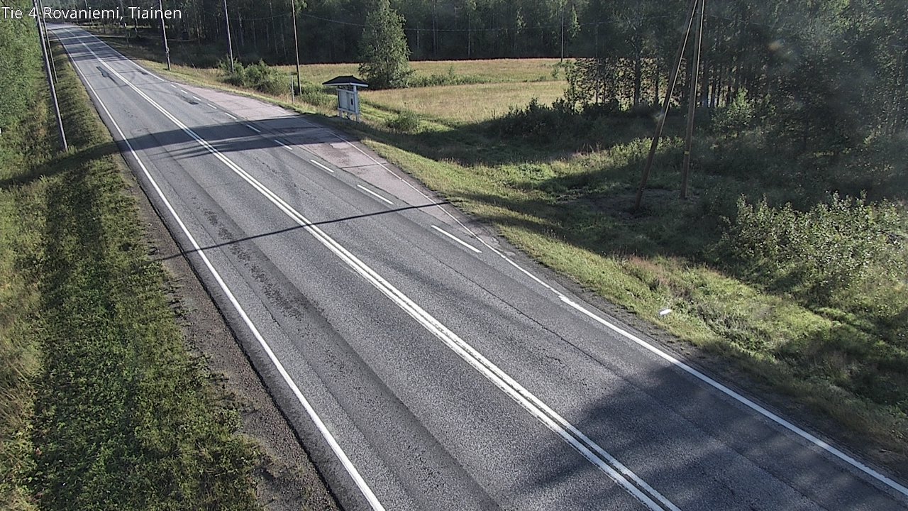 Weather Camera Image Road 4 Rovaniemi, Tiainen, Rovaniemi, Lappi