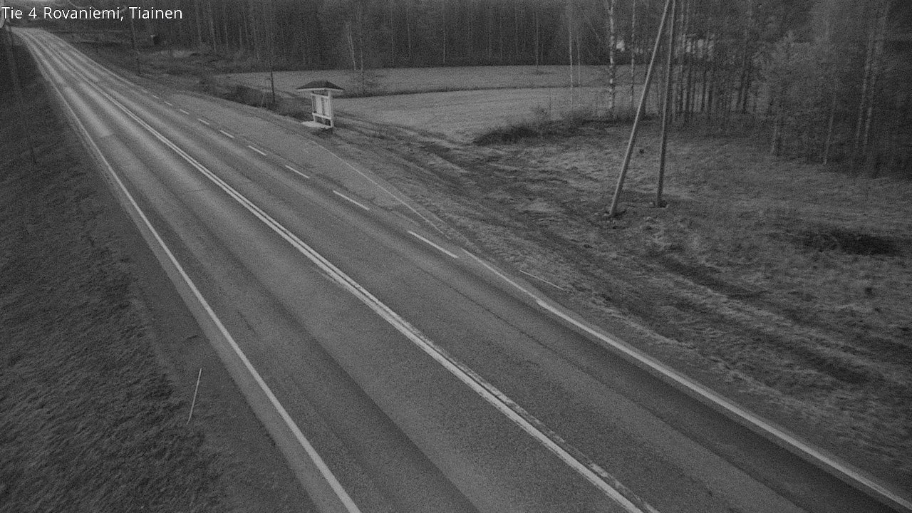 Weather Camera Image Väg 4 Rovaniemi, Tiainen, Rovaniemi, Lappi