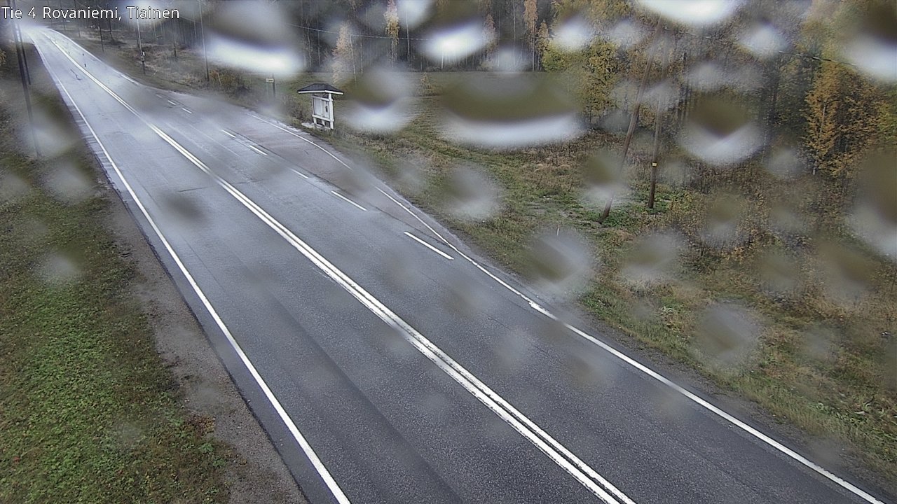 Weather Camera Image Väg 4 Rovaniemi, Tiainen, Rovaniemi, Lappi