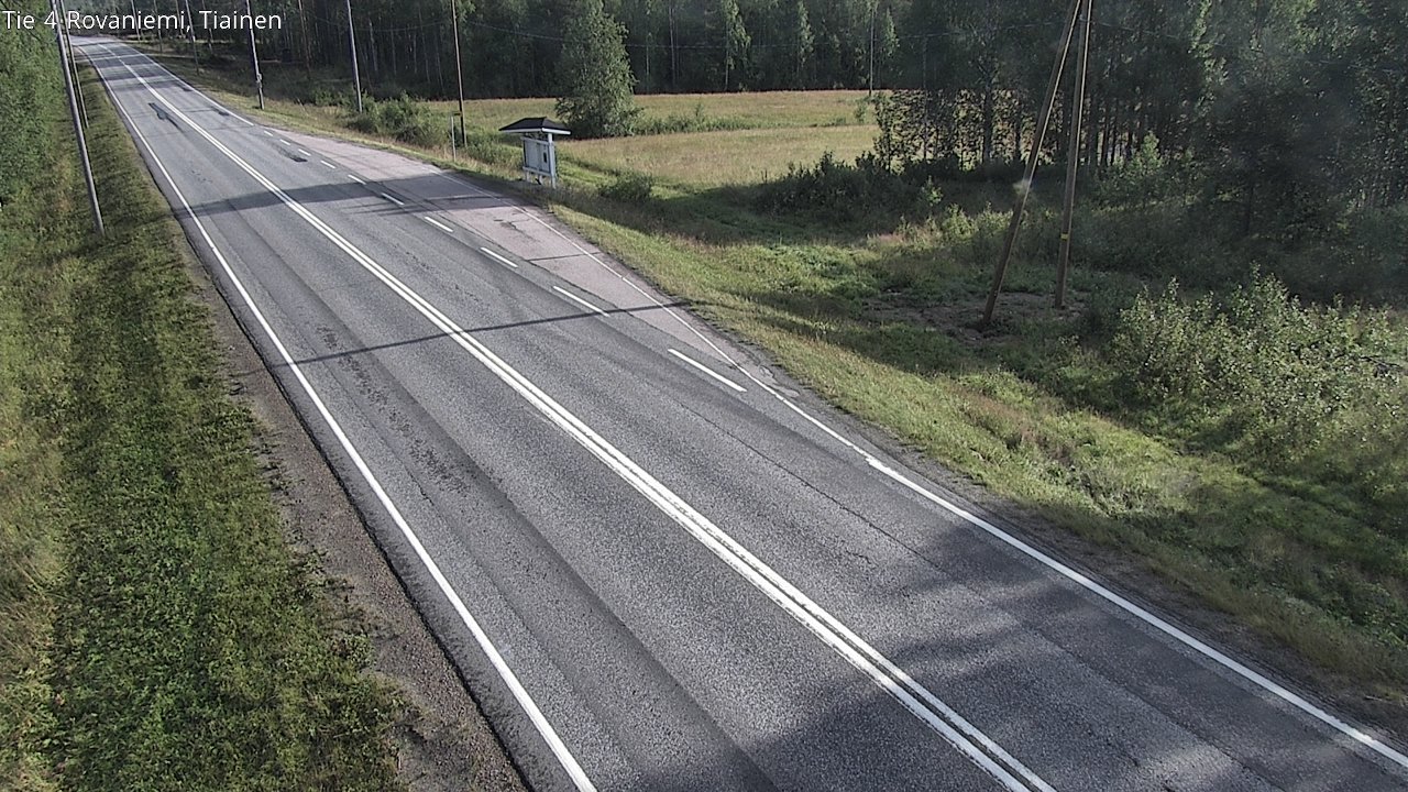 Weather Camera Image Road 4 Rovaniemi, Tiainen, Rovaniemi, Lappi