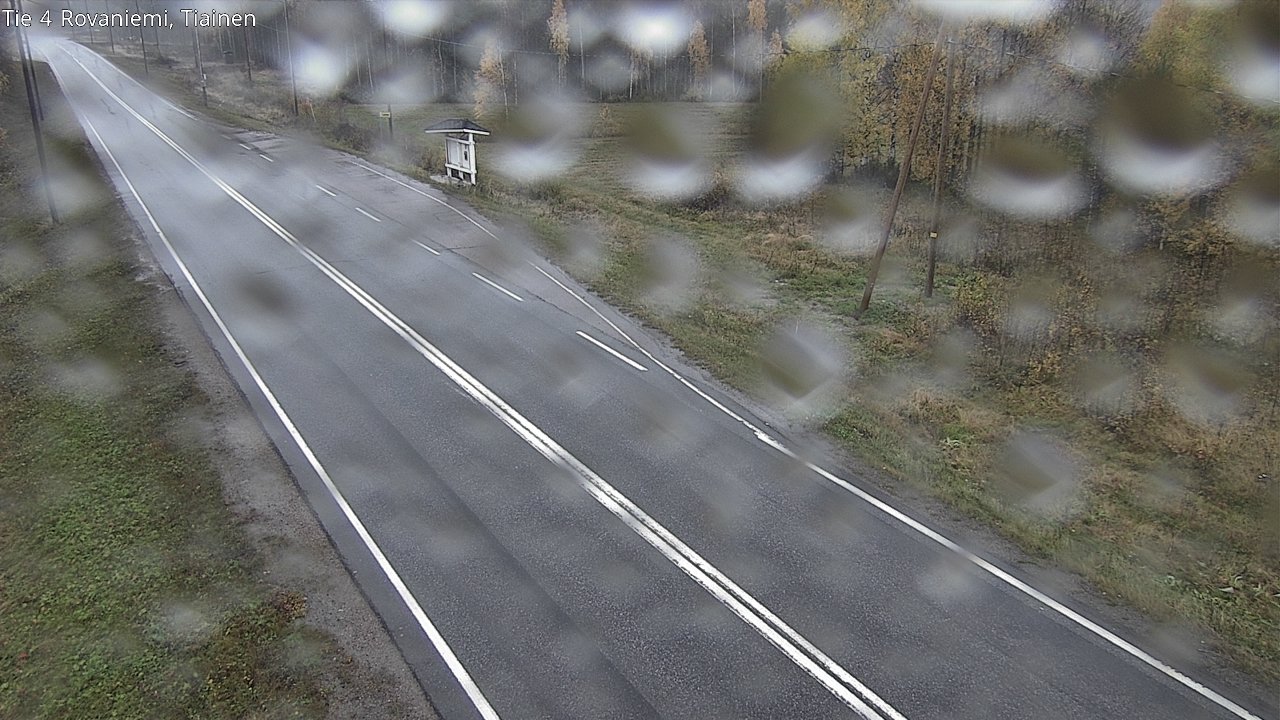Weather Camera Image Road 4 Rovaniemi, Tiainen, Rovaniemi, Lappi