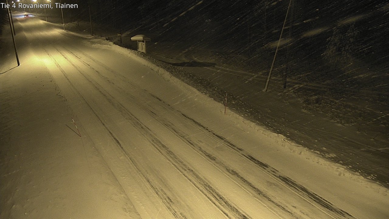 Kelikamerat Kuva Tie 4 Rovaniemi, Tiainen, Rovaniemi, Lappi