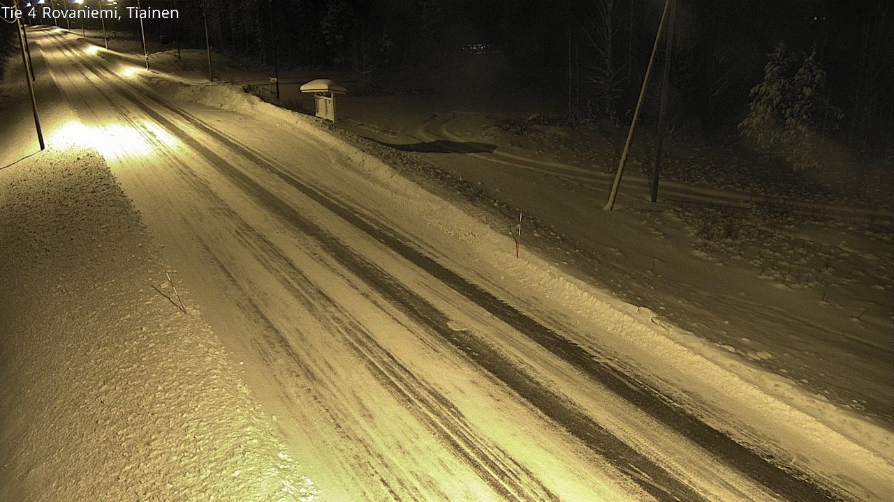 Kelikamerat Kuva Tie 4 Rovaniemi, Tiainen, Rovaniemi, Lappi