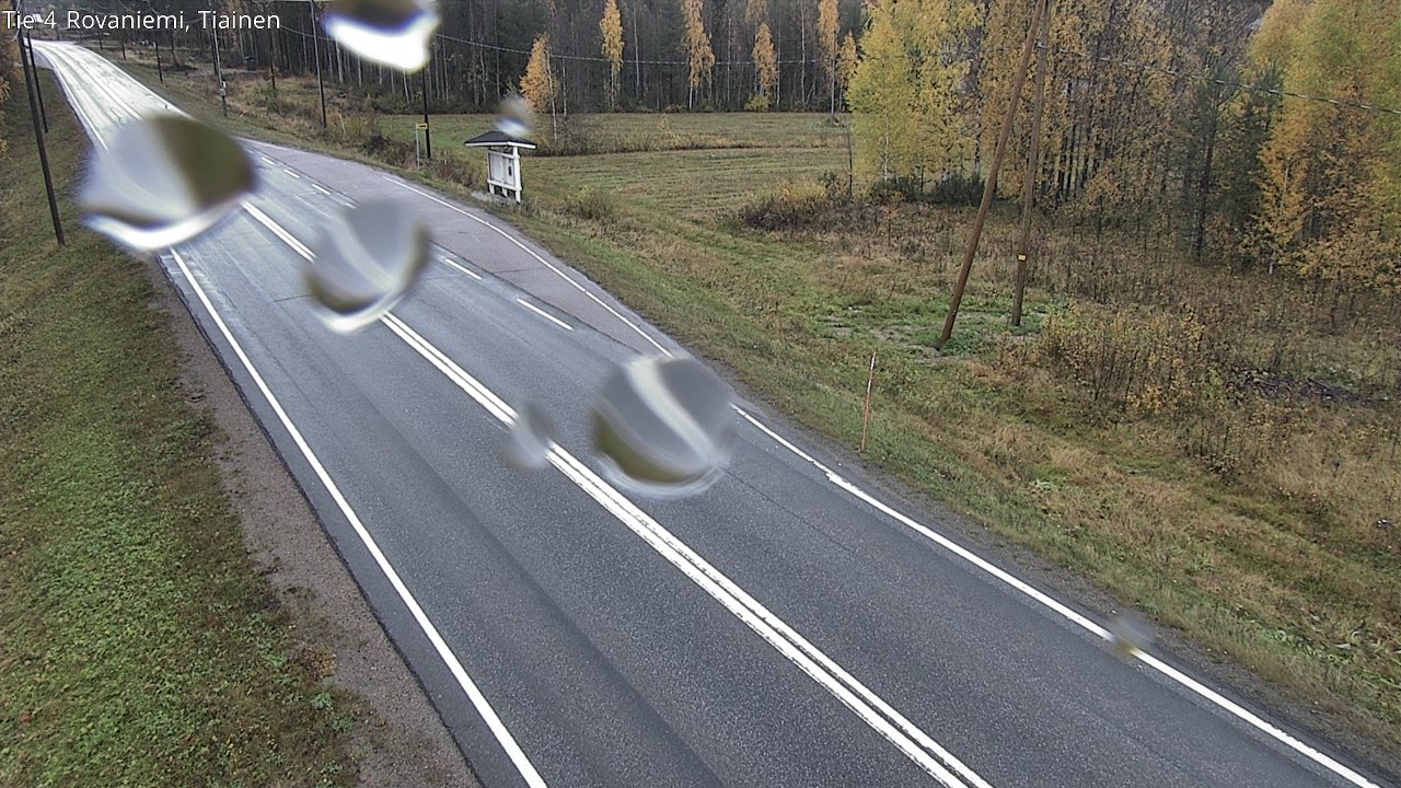 Weather Camera Image Väg 4 Rovaniemi, Tiainen, Rovaniemi, Lappi