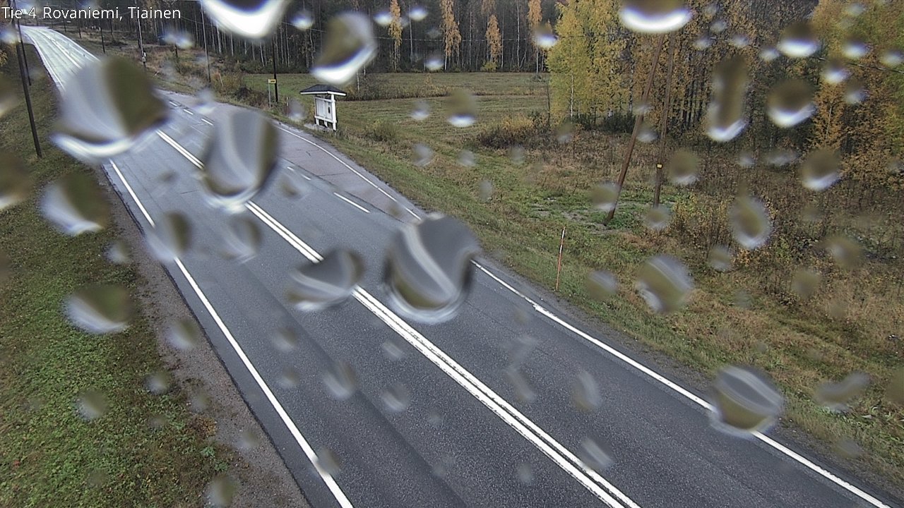 Weather Camera Image Väg 4 Rovaniemi, Tiainen, Rovaniemi, Lappi