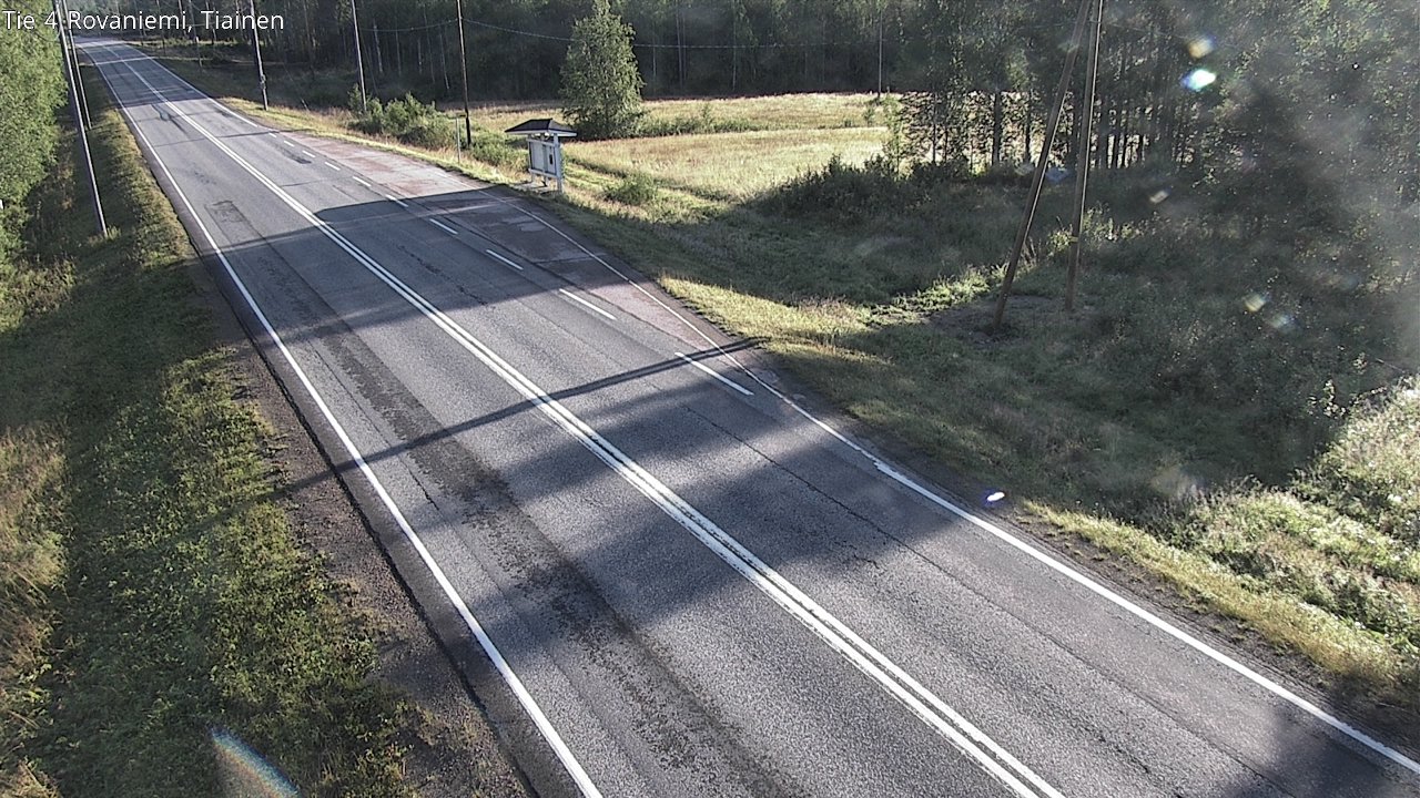 Weather Camera Image Road 4 Rovaniemi, Tiainen, Rovaniemi, Lappi