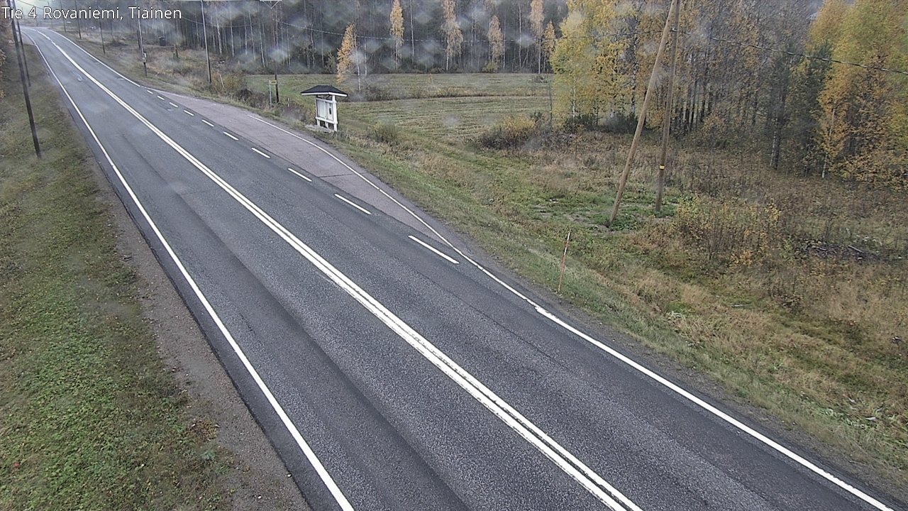 Weather Camera Image Väg 4 Rovaniemi, Tiainen, Rovaniemi, Lappi