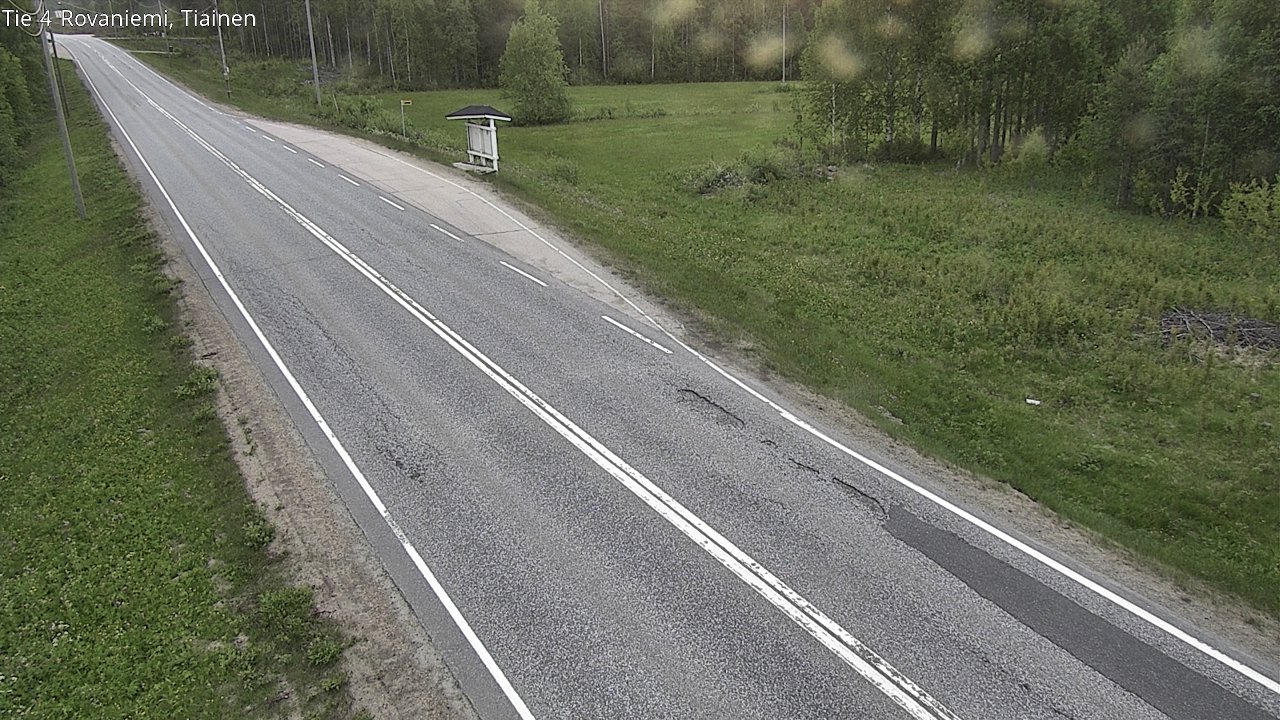 Weather Camera Image Road 4 Rovaniemi, Tiainen, Rovaniemi, Lappi