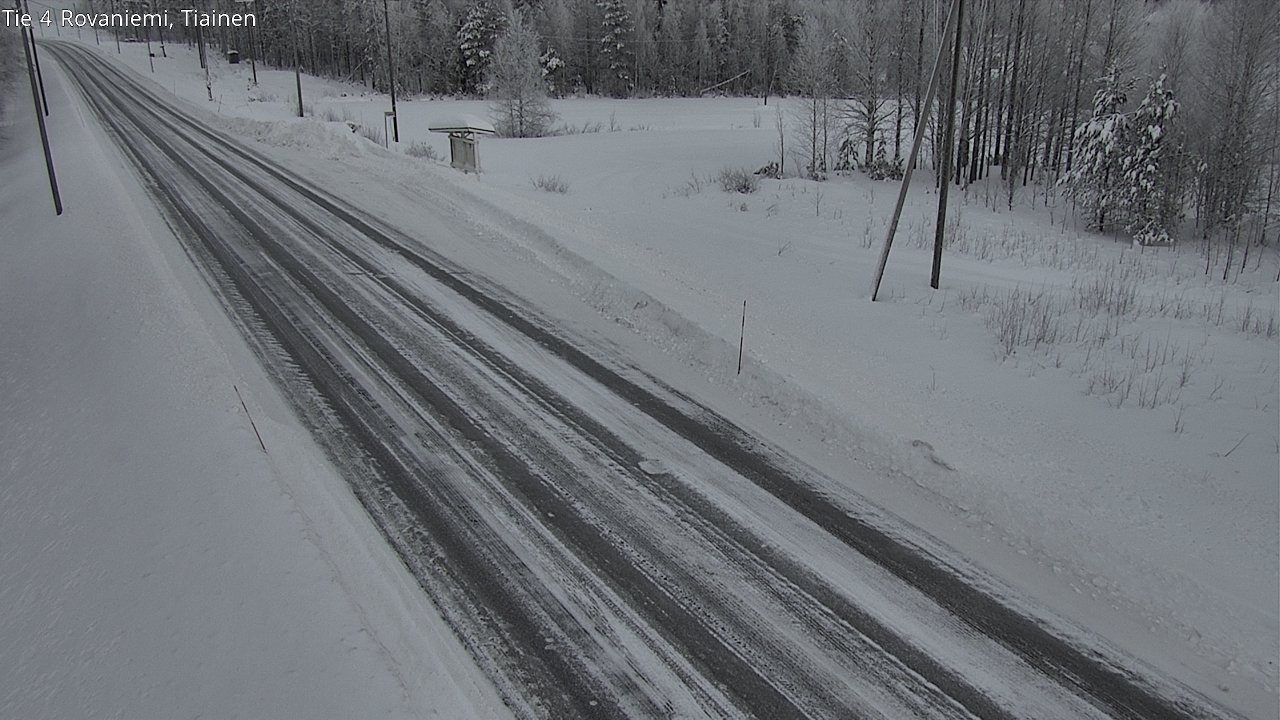 Weather Camera Image Road 4 Rovaniemi, Tiainen, Rovaniemi, Lappi