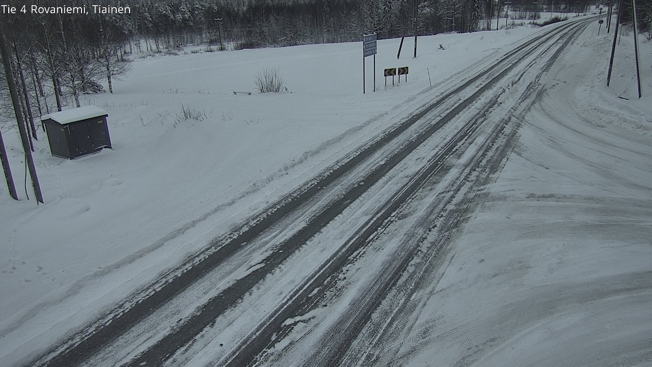 Kelikamerat Kuva Tie 4 Rovaniemi, Tiainen, Rovaniemi, Lappi