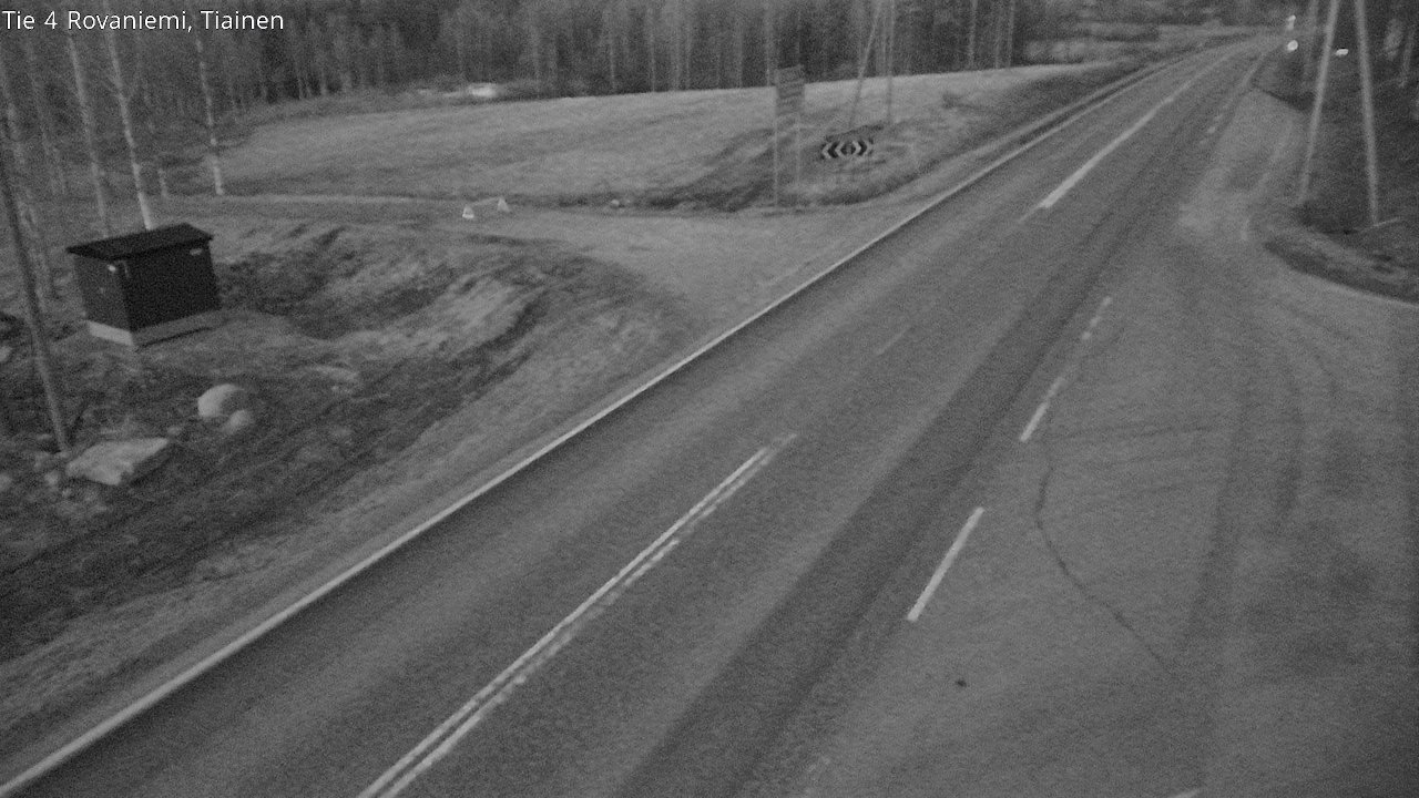 Weather Camera Image Väg 4 Rovaniemi, Tiainen, Rovaniemi, Lappi