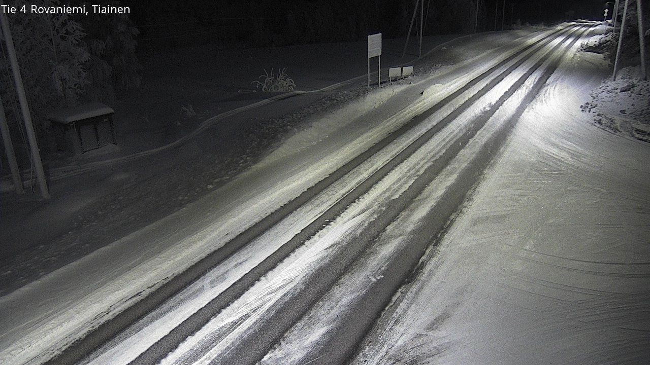 Kelikamerat Kuva Tie 4 Rovaniemi, Tiainen, Rovaniemi, Lappi