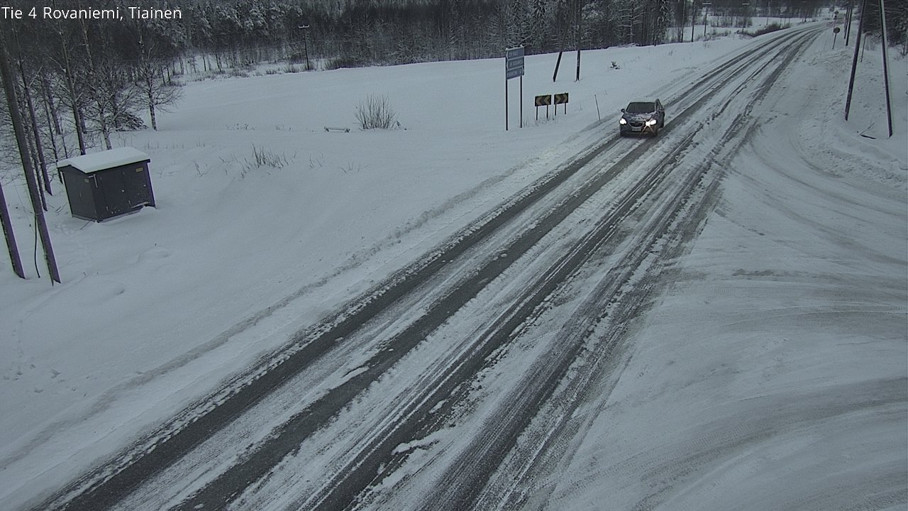 Kelikamerat Kuva Tie 4 Rovaniemi, Tiainen, Rovaniemi, Lappi