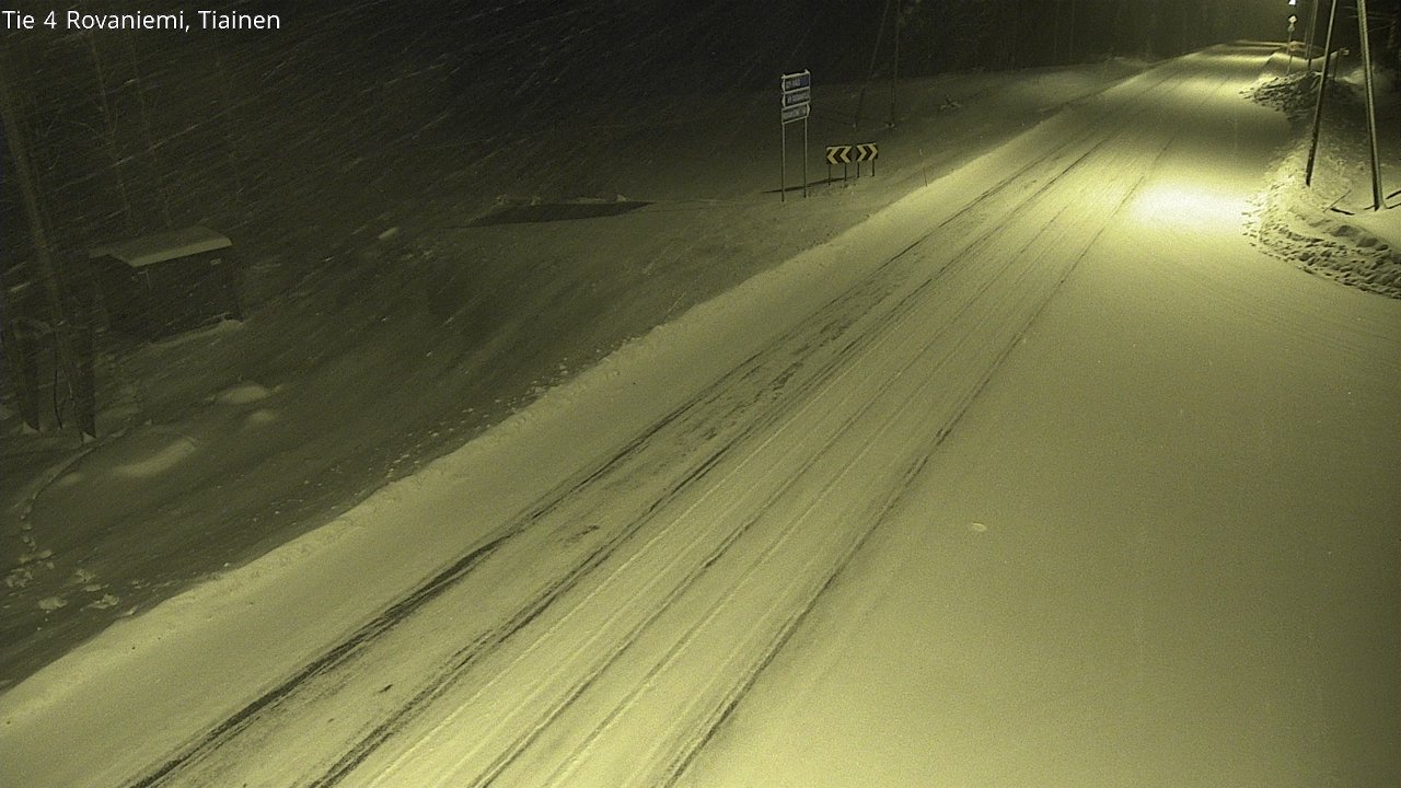 Kelikamerat Kuva Tie 4 Rovaniemi, Tiainen, Rovaniemi, Lappi