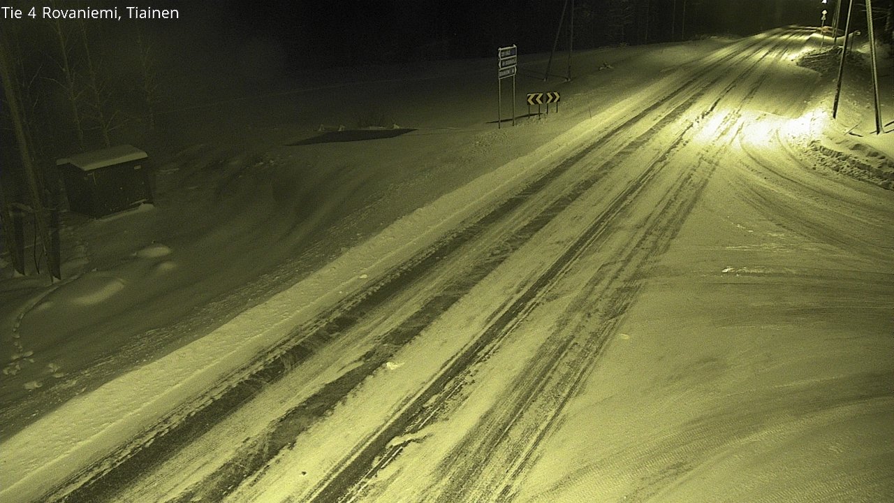 Kelikamerat Kuva Tie 4 Rovaniemi, Tiainen, Rovaniemi, Lappi