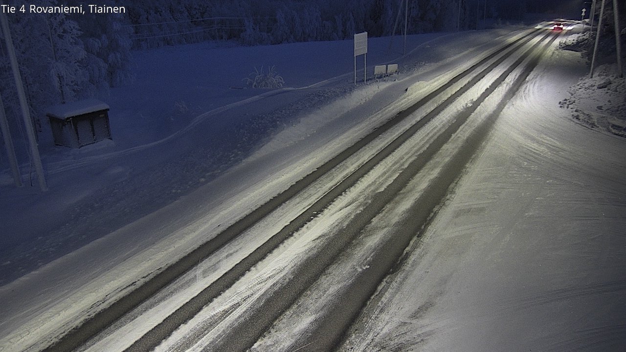 Kelikamerat Kuva Tie 4 Rovaniemi, Tiainen, Rovaniemi, Lappi