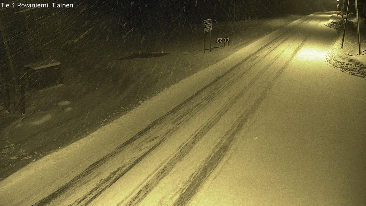 Kelikamerat Kuva Tie 4 Rovaniemi, Tiainen, Rovaniemi, Lappi