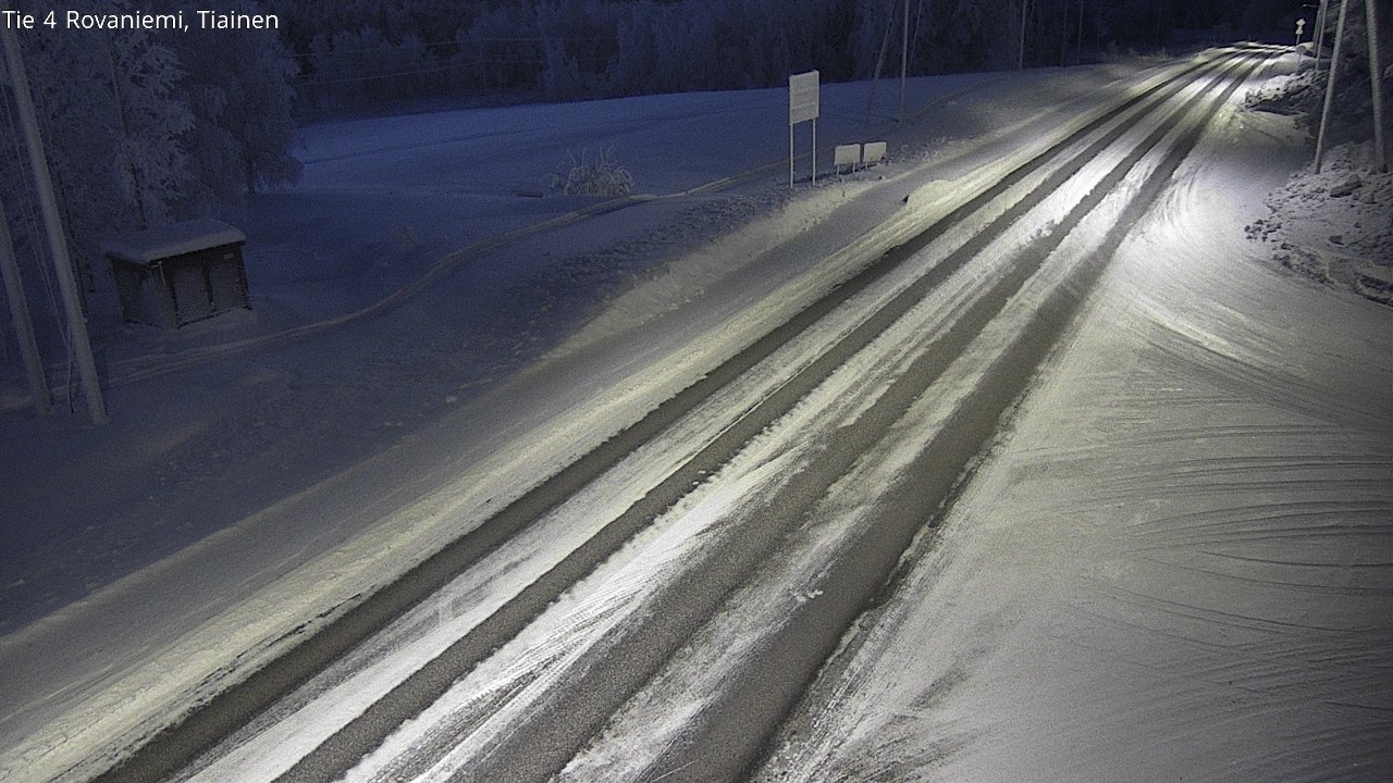 Kelikamerat Kuva Tie 4 Rovaniemi, Tiainen, Rovaniemi, Lappi