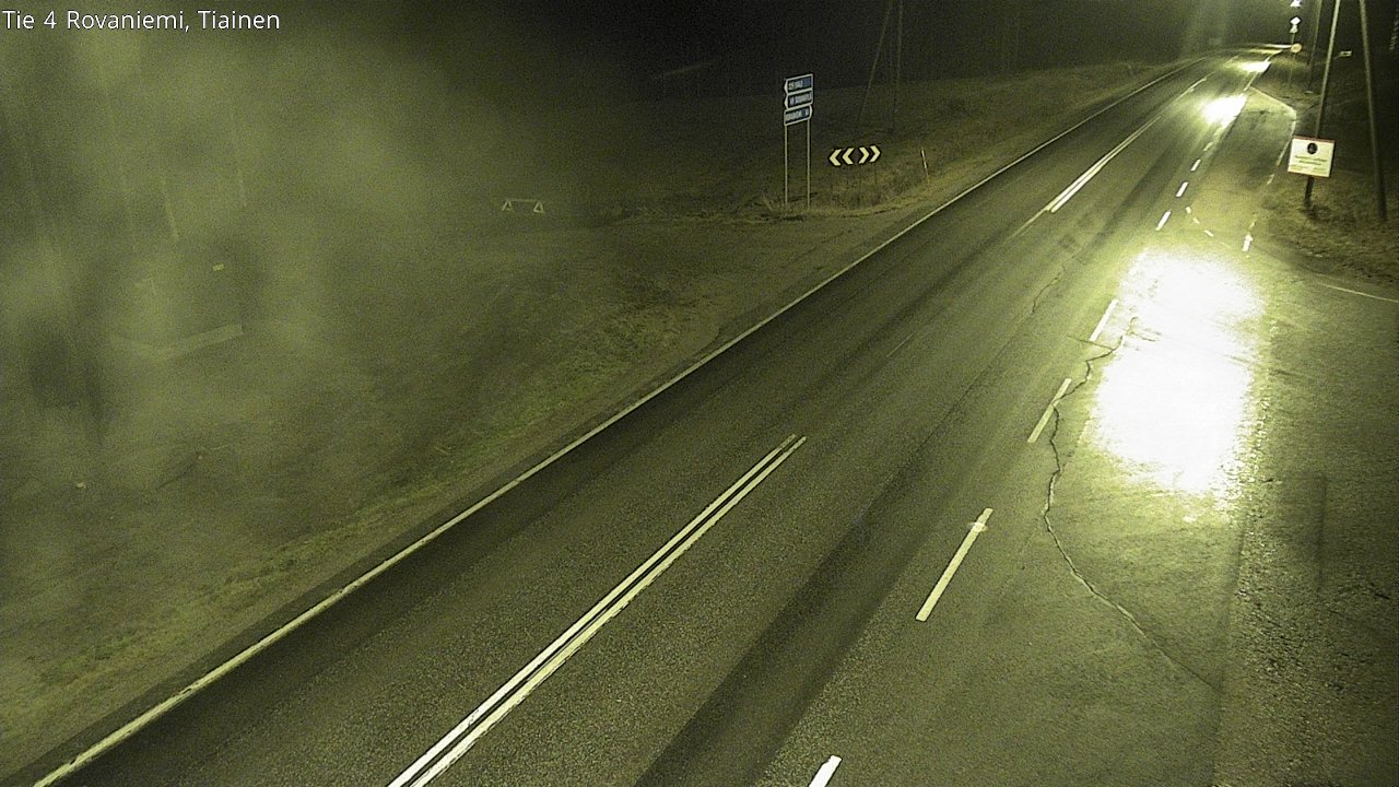 Kelikamerat Kuva Tie 4 Rovaniemi, Tiainen, Rovaniemi, Lappi