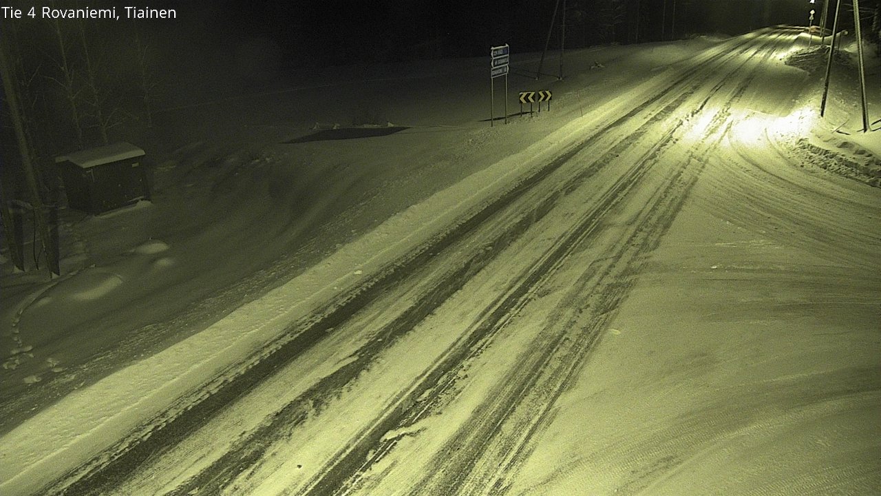 Kelikamerat Kuva Tie 4 Rovaniemi, Tiainen, Rovaniemi, Lappi