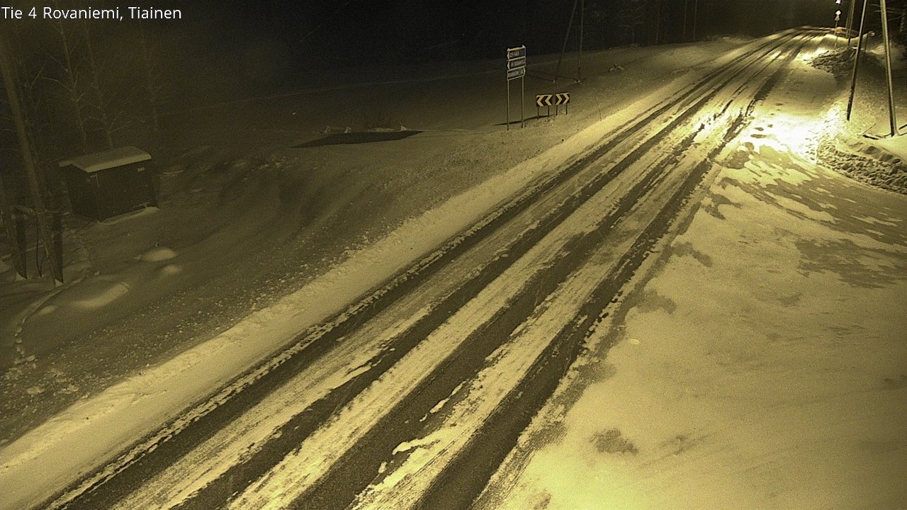 Kelikamerat Kuva Tie 4 Rovaniemi, Tiainen, Rovaniemi, Lappi