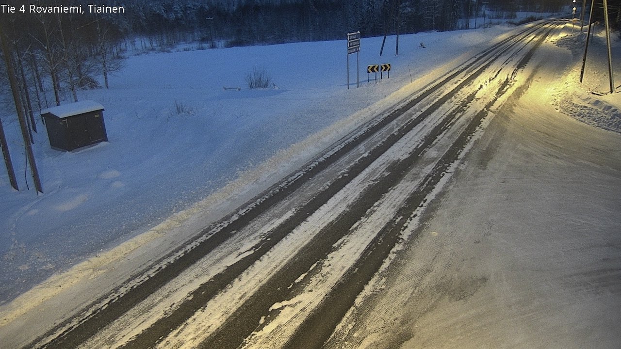 Kelikamerat Kuva Tie 4 Rovaniemi, Tiainen, Rovaniemi, Lappi