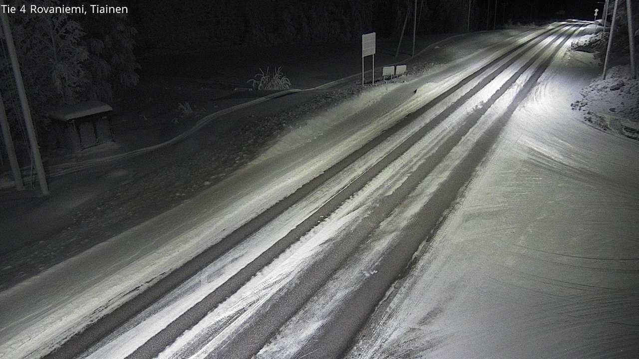 Kelikamerat Kuva Tie 4 Rovaniemi, Tiainen, Rovaniemi, Lappi