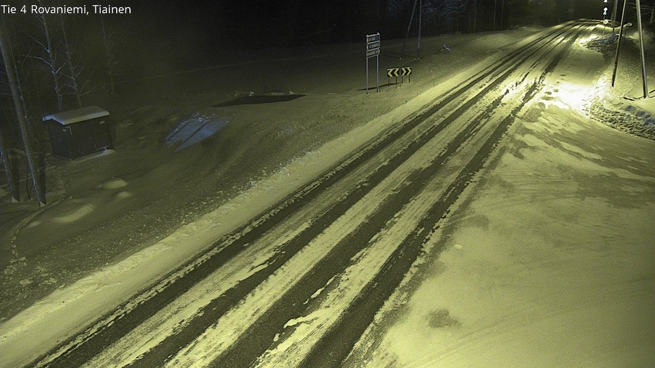 Kelikamerat Kuva Tie 4 Rovaniemi, Tiainen, Rovaniemi, Lappi