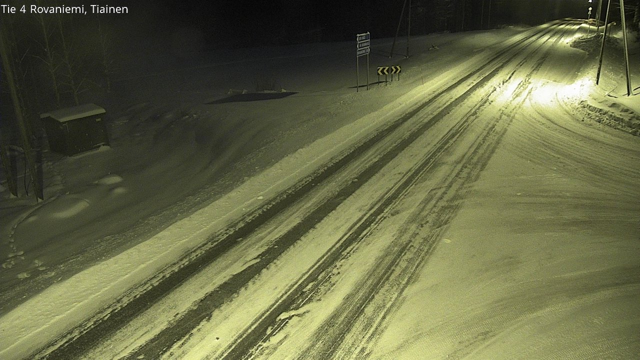 Kelikamerat Kuva Tie 4 Rovaniemi, Tiainen, Rovaniemi, Lappi