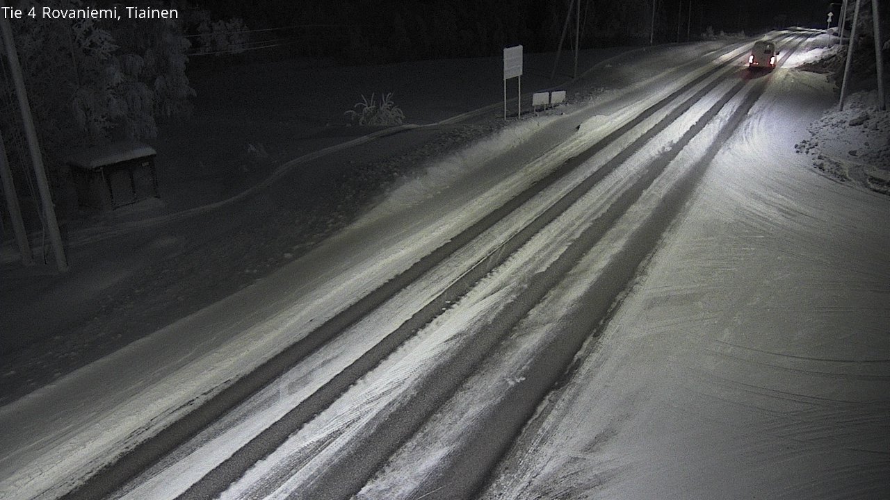 Kelikamerat Kuva Tie 4 Rovaniemi, Tiainen, Rovaniemi, Lappi