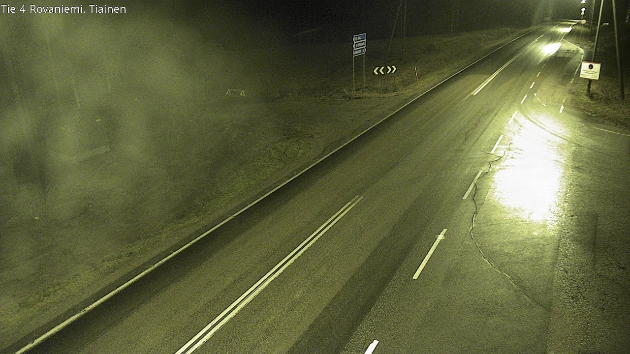 Kelikamerat Kuva Tie 4 Rovaniemi, Tiainen, Rovaniemi, Lappi