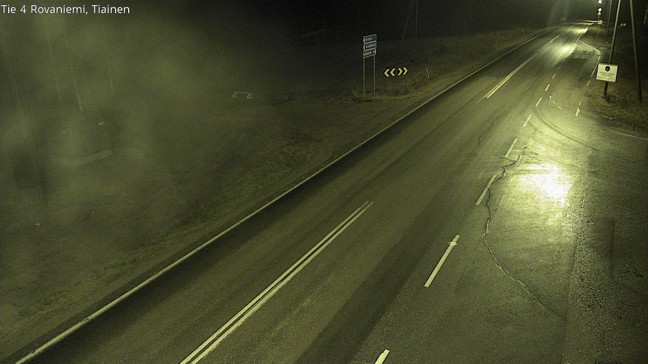 Kelikamerat Kuva Tie 4 Rovaniemi, Tiainen, Rovaniemi, Lappi