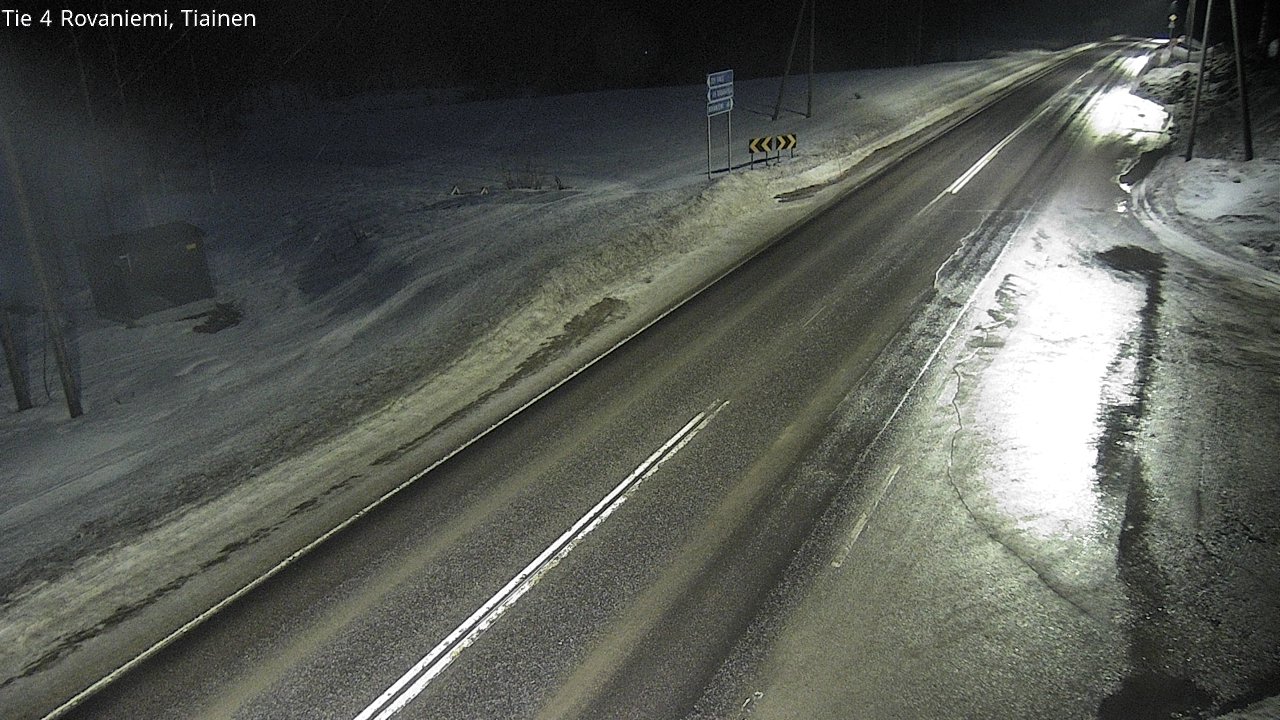 Kelikamerat Kuva Tie 4 Rovaniemi, Tiainen, Rovaniemi, Lappi