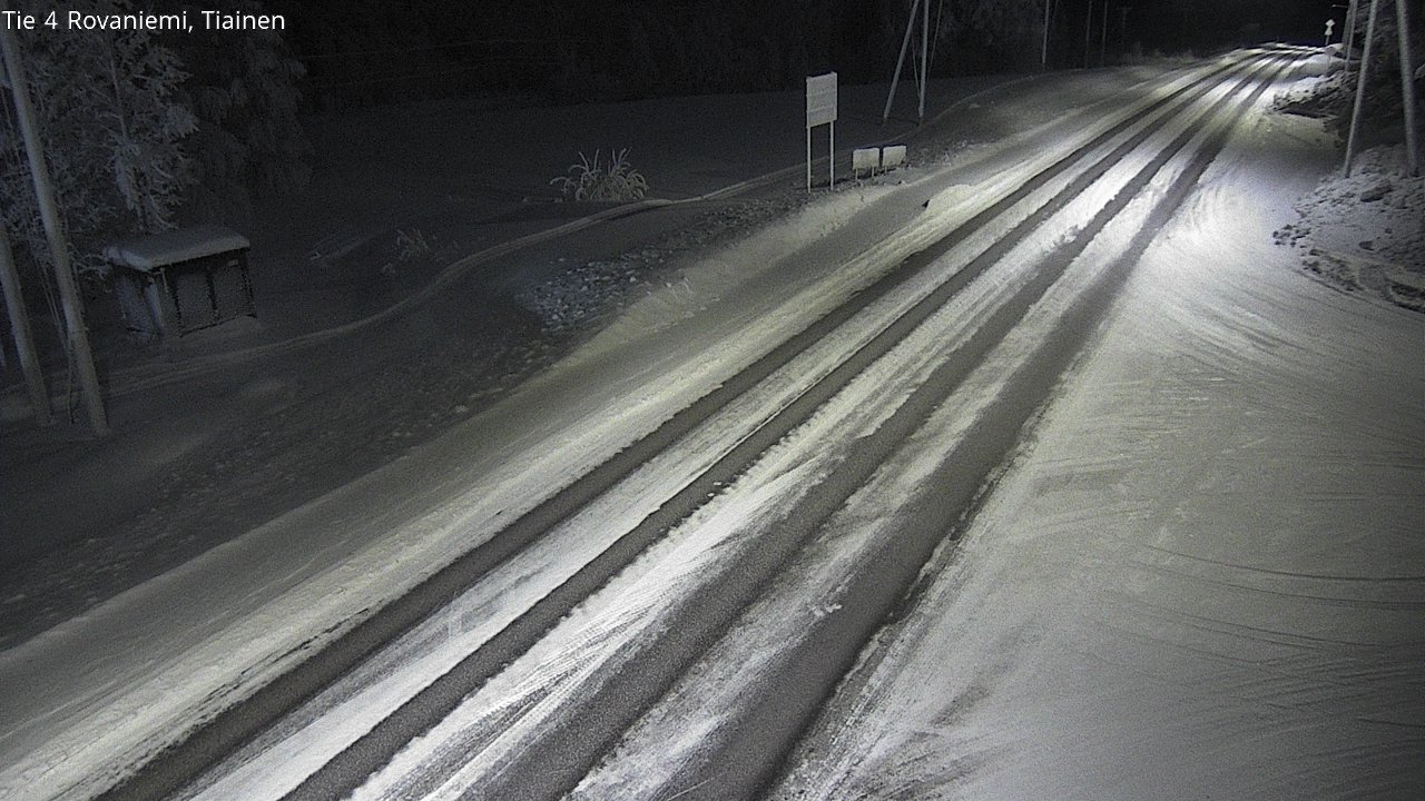 Kelikamerat Kuva Tie 4 Rovaniemi, Tiainen, Rovaniemi, Lappi