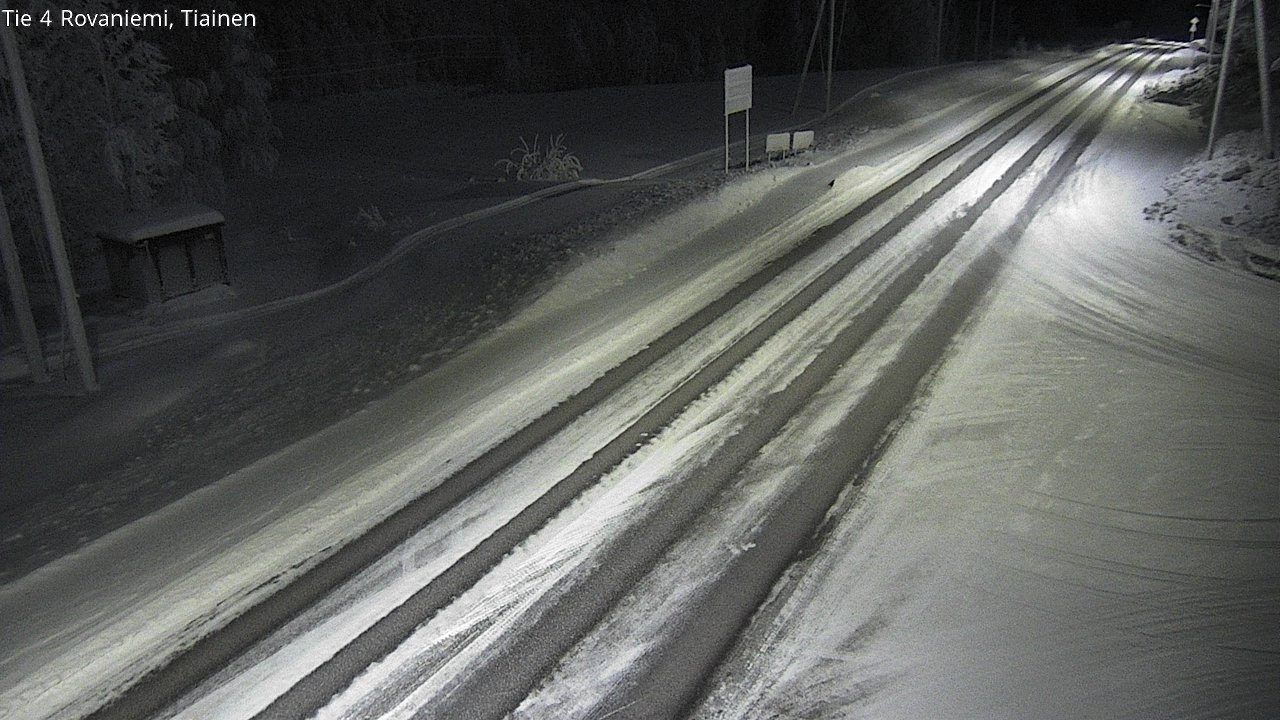 Kelikamerat Kuva Tie 4 Rovaniemi, Tiainen, Rovaniemi, Lappi