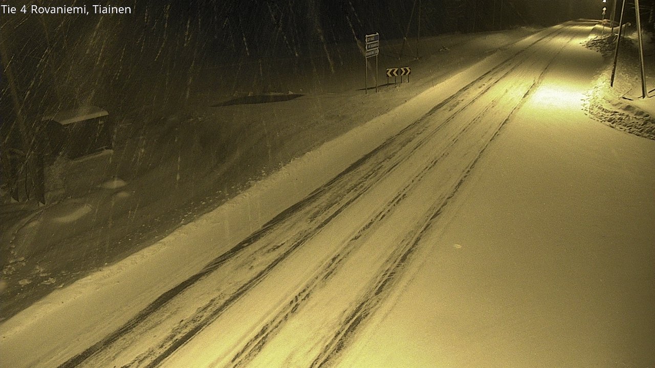 Kelikamerat Kuva Tie 4 Rovaniemi, Tiainen, Rovaniemi, Lappi