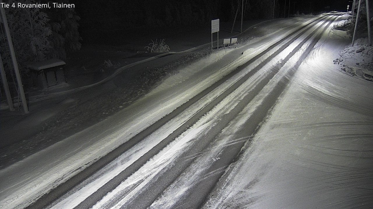 Kelikamerat Kuva Tie 4 Rovaniemi, Tiainen, Rovaniemi, Lappi