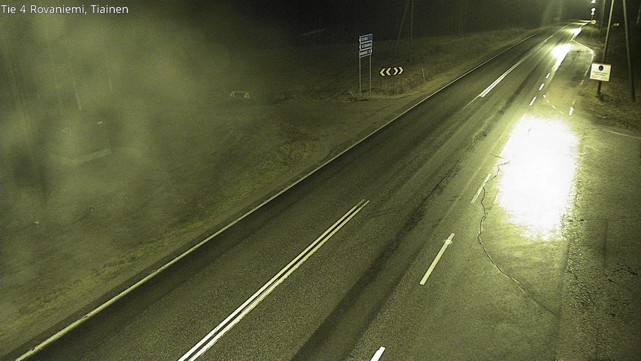 Kelikamerat Kuva Tie 4 Rovaniemi, Tiainen, Rovaniemi, Lappi