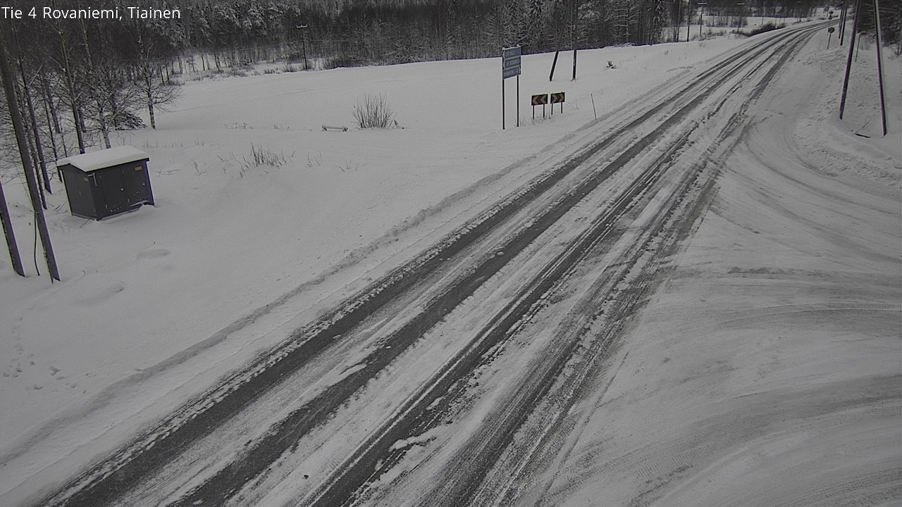 Kelikamerat Kuva Tie 4 Rovaniemi, Tiainen, Rovaniemi, Lappi
