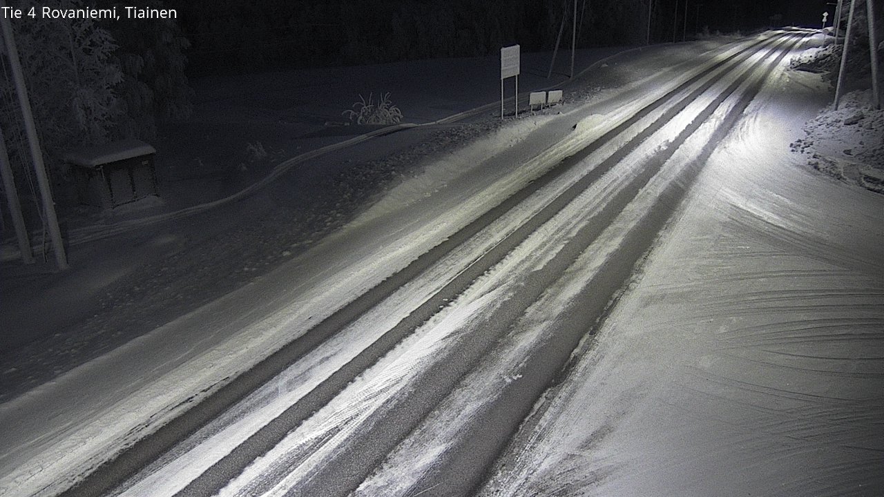 Kelikamerat Kuva Tie 4 Rovaniemi, Tiainen, Rovaniemi, Lappi